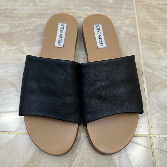 Steve Madden Shoes - WORN 1X Steve Madden Leather Slides